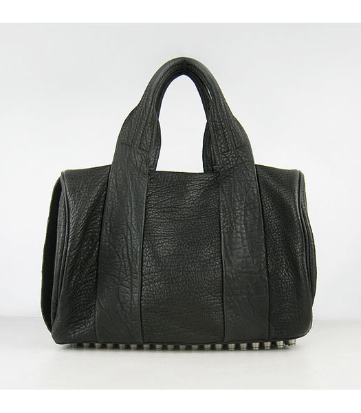 Alexander Wang Rocco Mini Duffle maniglia superiore Nero Argento metallo